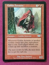 Magic The Gathering LEGIONS GOBLIN ASSASSIN single red card MTG