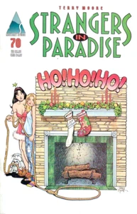 "Strangers in Paradise" Band 3 #70 Dezember 2004 Terry Moore Abstrakter Studio Comic - Bild 1 von 1