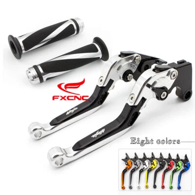 For Kawasaki Z1000SX NINJA1000 Tourer 2017-2020 CNC Fold Brake Levers And Grips Foto 1 de 4