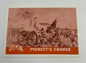 1965 Civil War Picture Card Reprint Single #34 Pickett's Charge - Picture 1 of 2