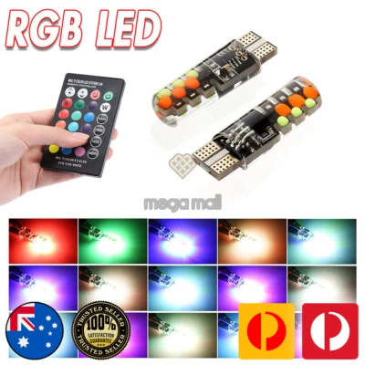 Aparcadores LED multicolores con control remoto para Mitsubishi Lancer Mirage Foto 1 de 4