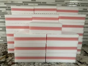 40 PACK PINK Melamine Magic Sandwich Sponge Eraser Heavy Duty Extra Durable NEW - Picture 1 of 4