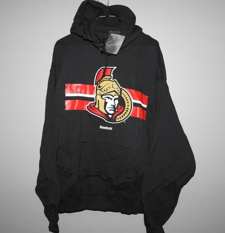 NHL Ottawa Senators Embroidered Hooded Sweatshirt New Mens Sizes $70 Cover