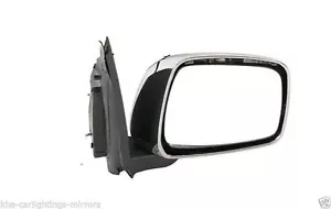 FITS NISSAN NAVARA 2005-2009 MANUAL DOOR WING MIRROR DRIVER SIDE OFF SIDE RIGHT - Picture 1 of 2
