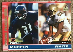 Dez White / Frank Murphy 2000 Pacific Omega Rookies #237 /500 Chicago Bears NFL - Picture 1 of 2