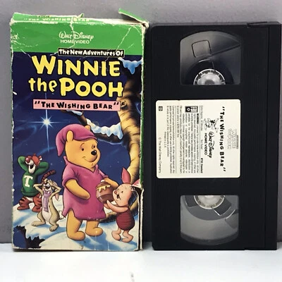 New Adventures Winnie Pooh Wishing Bear VHS Disney Video Tape Vol 2 Rare Label! - Image 1 of 4
