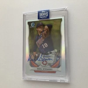 Kohl Stewart 2020 Topps Archives Signature Series Auto 2014 Bowman Chrome 1/1 - Picture 1 of 2
