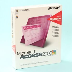 Microsoft Access 2000 ’Special Upgrade' Big Box Software *NEW & SEALED*