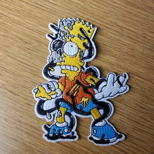 Treehouse of Horrors Bart Simpson Zombie Patch 4.5 inch - Picture 1 of 3