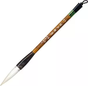 Shodo Fude Japanischer Kalligraphie Pinsel Shoyu M für Jofuku Taisaku Wolle Japan - Bild 1 von 2