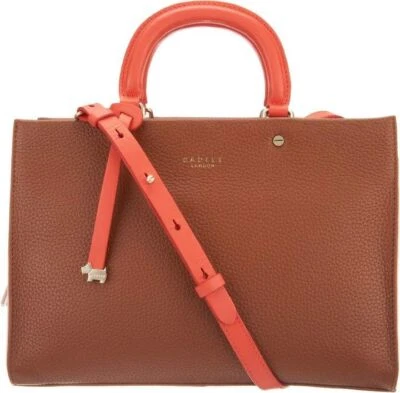 RADLEY LONDON Beautiful Pebble Leather Satchel Bag -  NEW RRP $529.00 - image 1 of 4