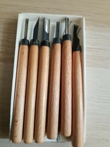 Wood Carving Tools Set USSR Vintage Collectible Woodworking Carving Hand Tools - Picture 1 of 18