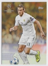2015-16 Topps UEFA Champions League Showcase Gold #14 Gareth Bale 12/50