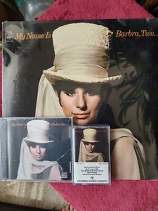 BARBRA STREISAND- MY NAME IS BARBRA TWO-ALL SEALED-NEW CASSETTE VINYL AND CD. - Picture 1 of 2
