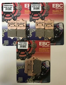 EBC Sintered FRONT and REAR Brake Pads Fits BMW S1000R S1000RR (2010 to 2018) - Picture 1 of 10