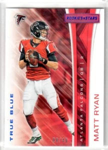 2017 Panini Rookies & Stars MATT RYAN TRUE BLUE Parallel #50! #08/49! - Picture 1 of 1