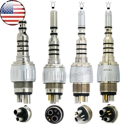 Acoplamiento de pieza de mano de fibra óptica dental BEING para acoplador KaVo MULTIflex 4/6 Hole Foto 1 de 4