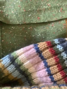 Multicolor stretchy knit Material scraps for crafting - Picture 1 of 3