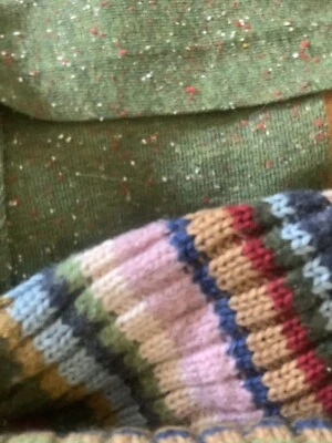 Multicolor stretchy knit Material scraps for crafting - Image 1 of 3