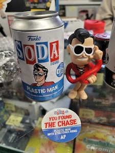 Disco/Lata Funko Soda DC Plástico Hombre Estirado CHASE AP Prueba de Artista Internacional - Imagen 1 de 3