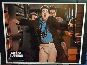 Lobby Card 1984 GHOSTBUSTERS Dan Ackroyd Bill Murray Harold Ramis see ghost