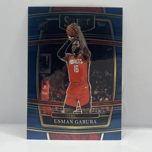 2021-22 Panini Select Basketball Usman Garuba RC #56 Retail Blue Houston Rockets - Bild 1 von 2
