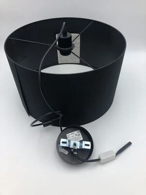 EGLO Lampada a sospensione Maserlo Ø38 cm, Vintage/Moderno, E27, Nero, Acciai... - Immagine 1 di 4