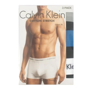 CALVIN KLEIN Herren Boxershorts 0000U2664G Low Rise Trunk 3 Pk Mehrfarbig / M / - Bild 1 von 4