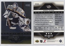 2005-06 Upper Deck Black Diamond Rookie Gems Pekka Rinne #258 Rookie RC