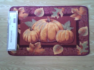 New Fall Autumn Rug Mat 20 x 32 FREE SHIPPING - Picture 1 of 5