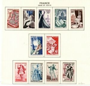 A lovely condition French 1953-55 unused album Page 