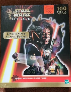 Star Wars Episode 1 Darth Maul Shaped 100 Piece Puzzle NEW Sealed 1999 Hasbro - Picture 1 of 3