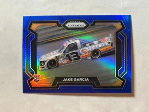 2024 Panini Prizm Racing Blue Jake Garcia Rookie RC /199 #49 - Foto 1 di 2