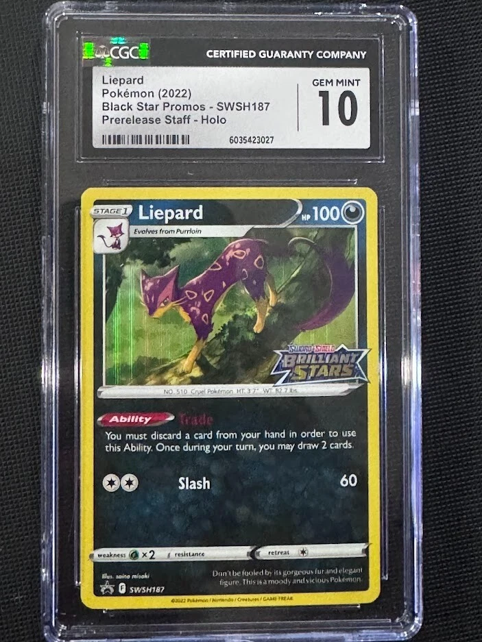 Liepard SWSH187 SWSH: Sword & Shield Promo Cards Holo - Image 1 of 1