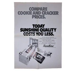 Sunshine Cookies and Crackers Advertisment Poster - Picture 1 of 8