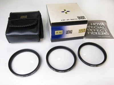 Hoya 49mm Close-up Filter Set +1,+2,+4 in Box - Image 1 of 2