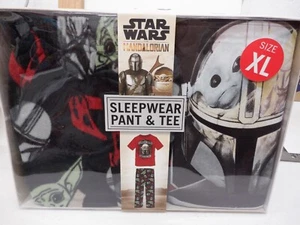HERREN XLARGE KURZ ANGEGEBEN STAR WARS THE MANDALORIAN HOSE & T-SHIRT 2 STCK NEU MIT ETIKETT #21633 - Bild 1 von 3
