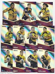 2014 NRL Traders BRISBANE BRONCOS Parallel Team Set - Picture 1 of 1