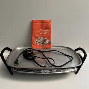 Vintage FARBERWARE Model 260 Immersible Electric Cast Aluminum Griddle Skillet - Picture 1 of 11