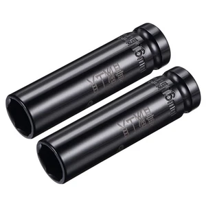 1/2" Drive by 16mm Deep Impact Socket, CR-V 3.15" Length, 6-Point Metric 2 Pcs - Picture 1 of 6