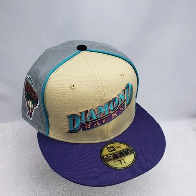 New Era Myfitteds Arizona Diamondbacks 1998 Inaugural Season Fitted Hat Sz 7 5/8 - Image 1 of 4