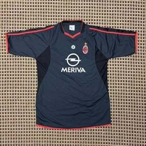 Camiseta de fútbol vintage 2003/2004 AC Milan azul marino talla L - Imagen 1 de 6