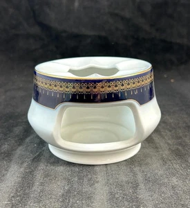 Christineholm Romanov Warmer Stand for Tea Pot Cobalt Blue Gold and White Design - Picture 1 of 6