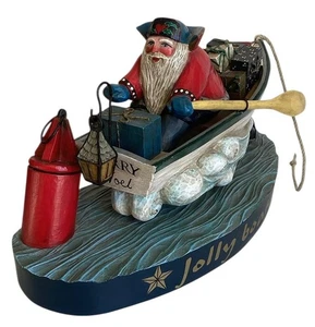 MIDWEST CANNON FALLS JOLLY BOATMAN WEIHNACHTEN WEIHNACHTSMANN IM RUDERBOOT Maritim - Bild 1 von 11