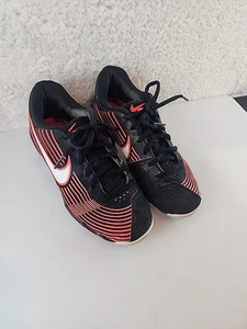 Botines de softbol Nike Fastflex AO7938-004 negros, blancos, carmesí talla 4,5 años - Imagen 1 de 8