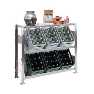 Getränkekistenregal Flaschenkasten Kistenständer 6 Kästen Bier Wasser Cola - Bild 1 von 8