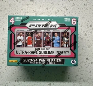 1- 2023-24 Panini Prizm Premier League Blaster Caja Rojo Mosaico Exclusivo - Imagen 1 de 2