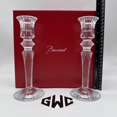 Juego de 2 candelabros de cristal transparente Baccarat Mille Nuits 2600553 Foto 1 de 3