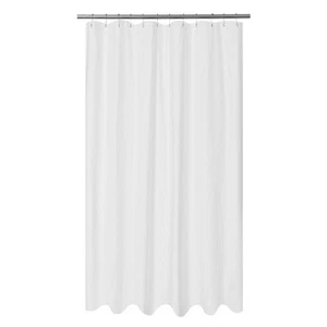 Embossed Microfiber Extra Long Shower Curtain Liner 71 x 96 inches, Soft Fabr... - Bild 1 von 9