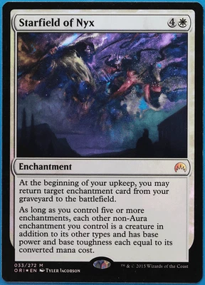 Starfield of Nyx FOIL Magic Origins HEAVILY PLD CARD (498826) ABUGames - Image 1 of 2